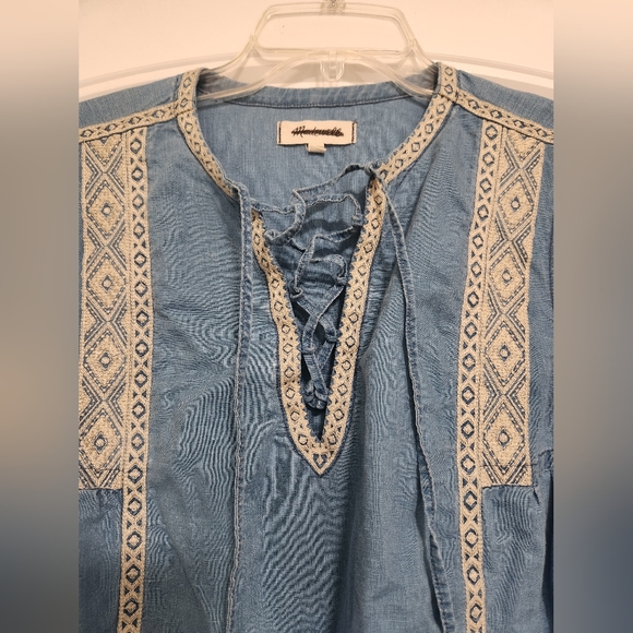 MADEWELL Peasant Blouse - Picture 2 of 4